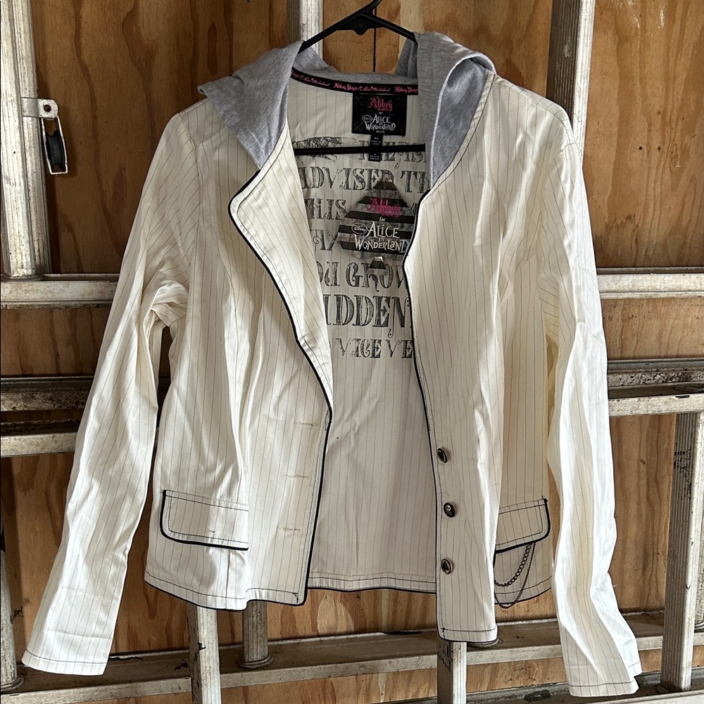 NWT Abbey Dawn Alice in Wonderland jacket